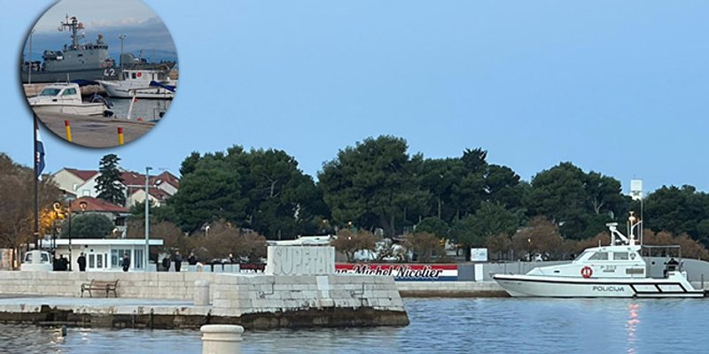 JUTRO U SUPETRU Komunalci u akciji ukanjanja grbova Škabrnje i Vukovara, sve je puno policije, a uplovila i raketna topovnjača