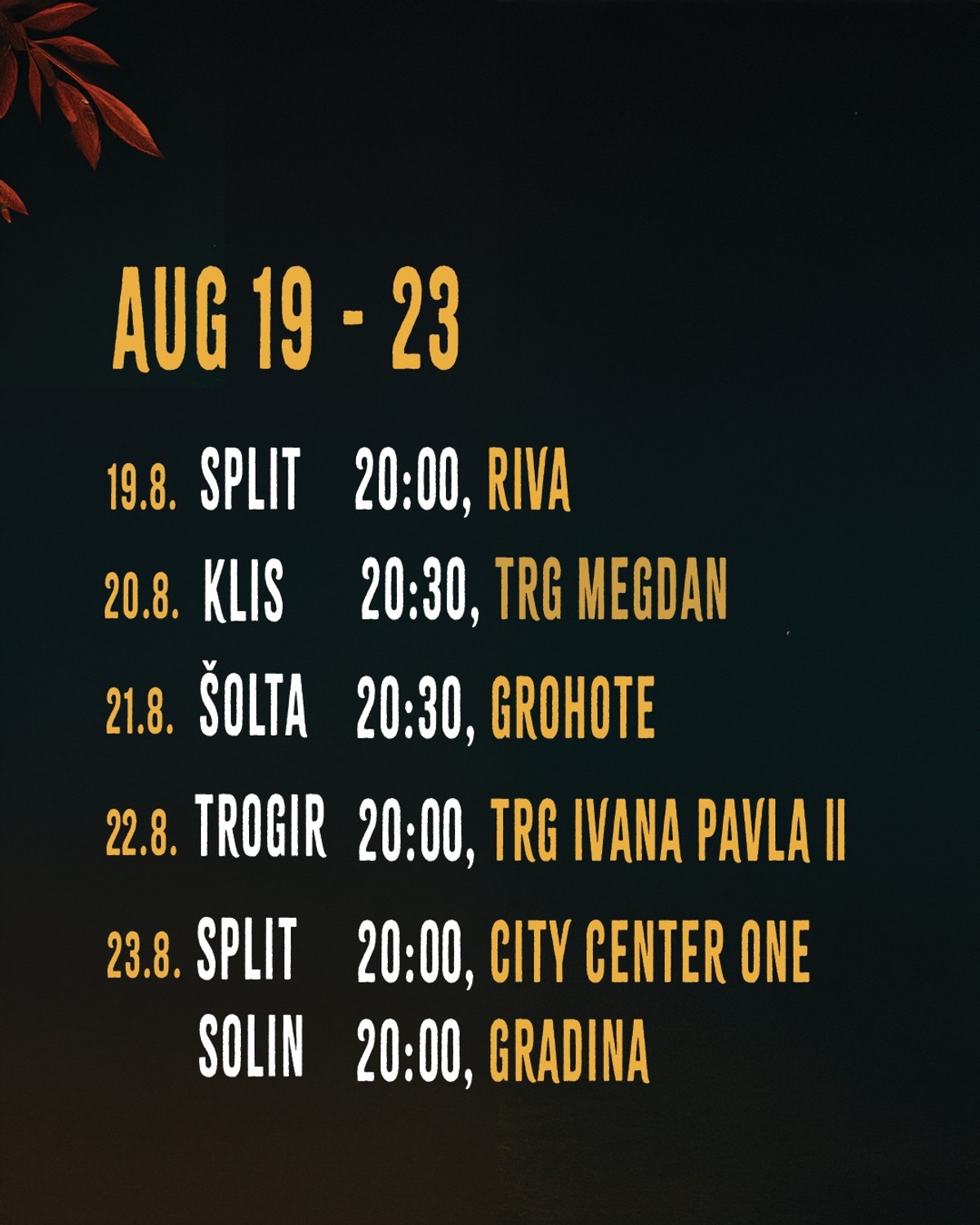 4. CIOFF međunarodni folklorni spektakl osvaja Split i Dalmaciju