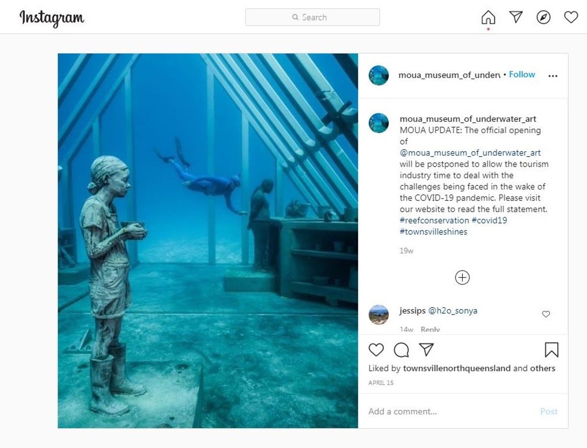 JEDINSTVENI MUZEJ PODMORSKE UMJETNOSTI Skulpturama potiče obnovu koralja