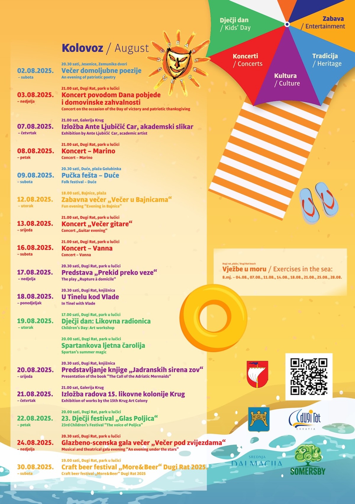 Ljeto i ove godine ima istu adresu - počinje 23. Dugoratsko ljeto!