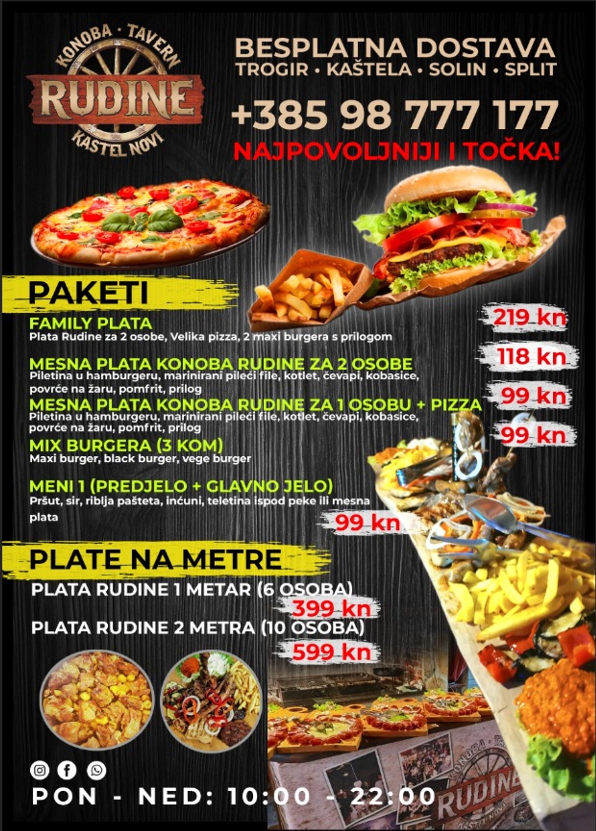 Slavite rođendan ili organizirate obiteljsko okupljanje? Konoba Rudine je tu za vas!