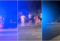 VIDEO Velika grana pala na parkirane taksije, jedan skroz smrskan