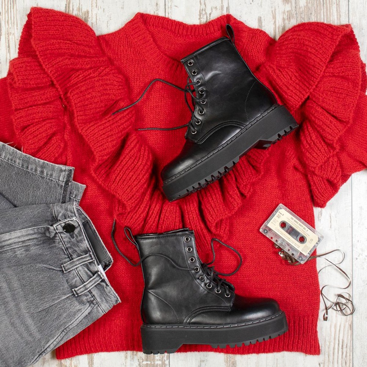 JOKER FASHION PORTFOLIO Martensice - čizme za modu sa stavom