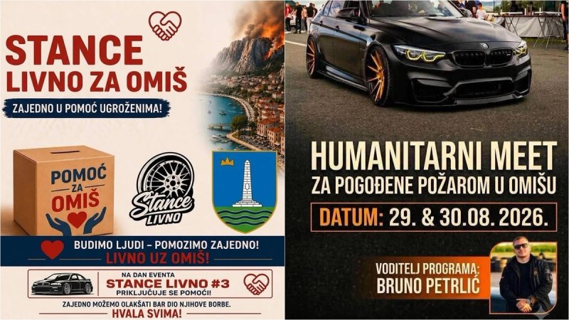 Stance Livno uz Omiš: Vikend drifta, style automobila i velikog srca