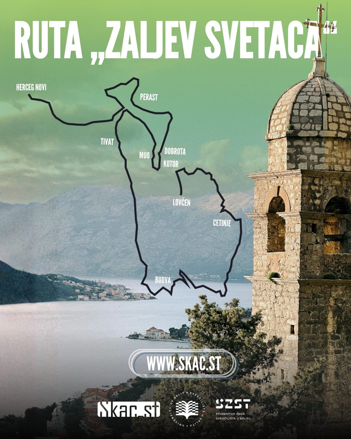 SKAC Split poziva mlade na hodočašće u Boku kotorsku