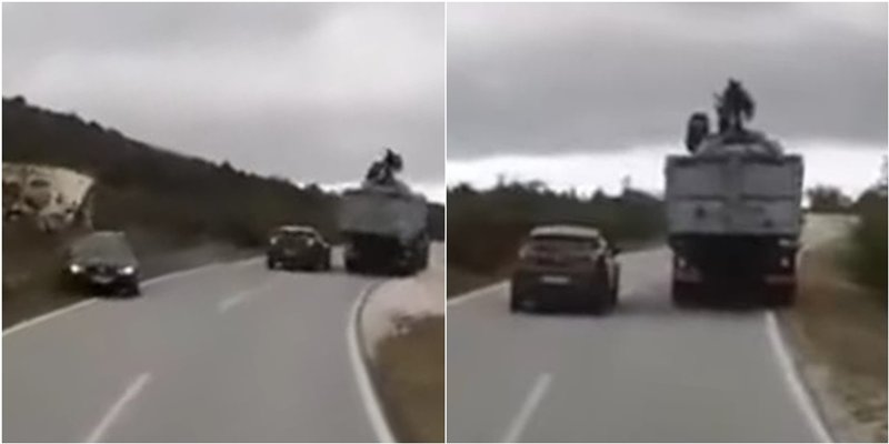 VIDEO 'Gospođa pretječe u zavoju, a pogledajte gdje je završilo vozilo iz suprotnog smjera'