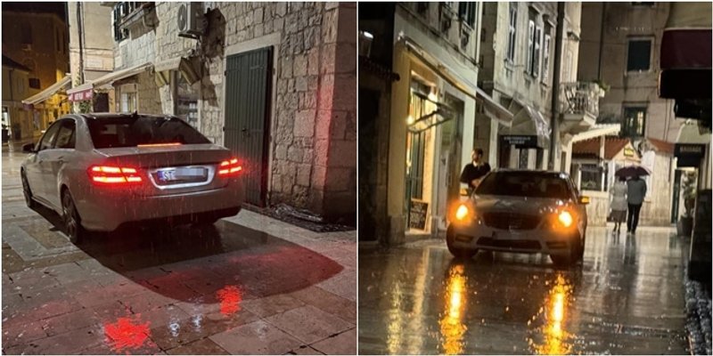 NIJE TURIST Mercedesom u srce pješačke zone po hranu