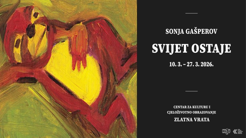 LOGGIA U ZLATNIM VRATIMA Otvara se izložba Sonje Gašperov