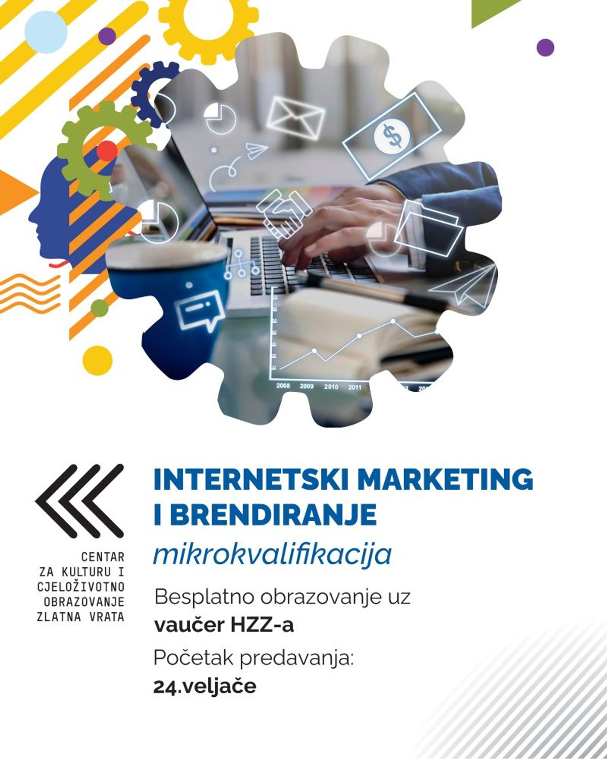 Uđite u svijet digitalnog marketinga, naučite graditi brend uz stručno vodstvo