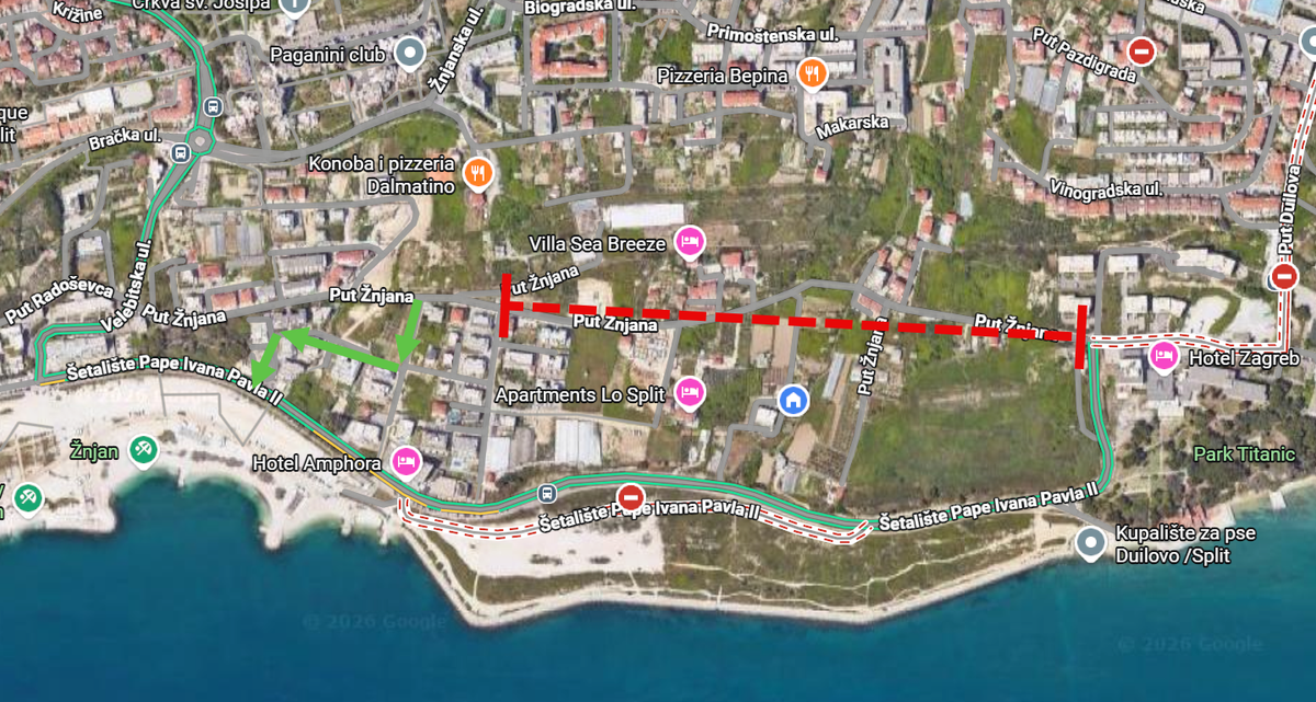 PETAK Sanirat će se Put Žnjana