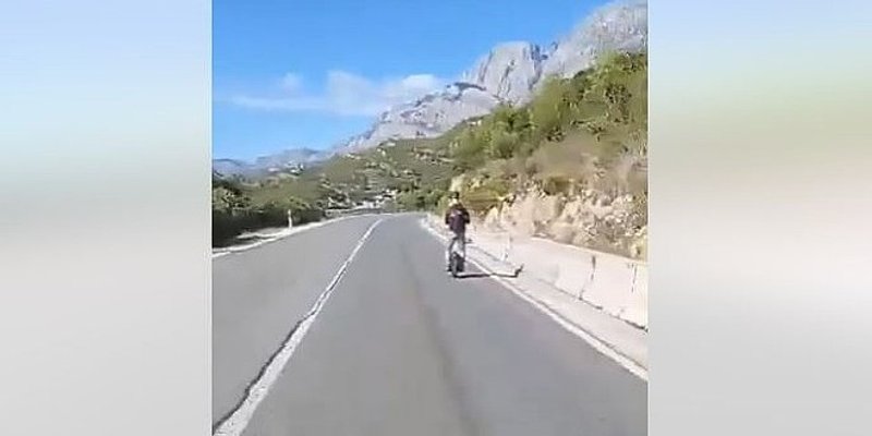 VIDEO Na 'jednom kolu' 80 km/h Magistralom