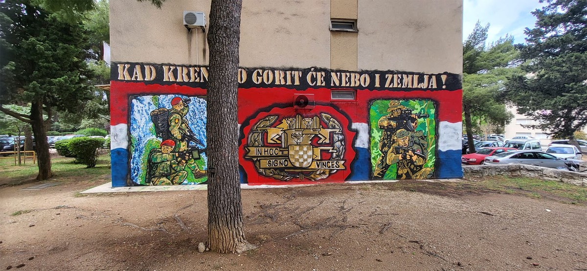 NOVI MURAL 'Kad krenemo, gorit će nebo i zemlja'