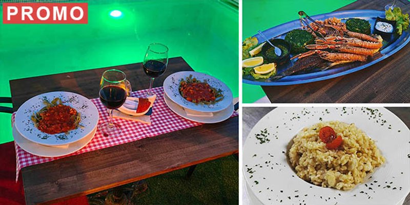 KONOBA RUDINE Romantična večera uz bazen