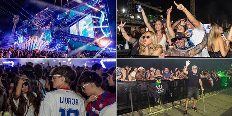 NOVA FOTOGALERIJA Ultra startala spektakularno: Desetci tisuća rasplesanih pod zvijezdama Splita