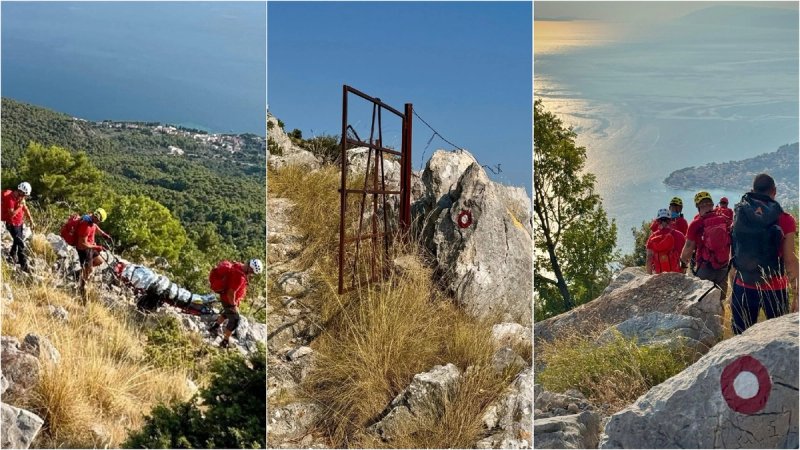 UŽAS NA BIOKOVU Na području Sutvida život izgubio planinar