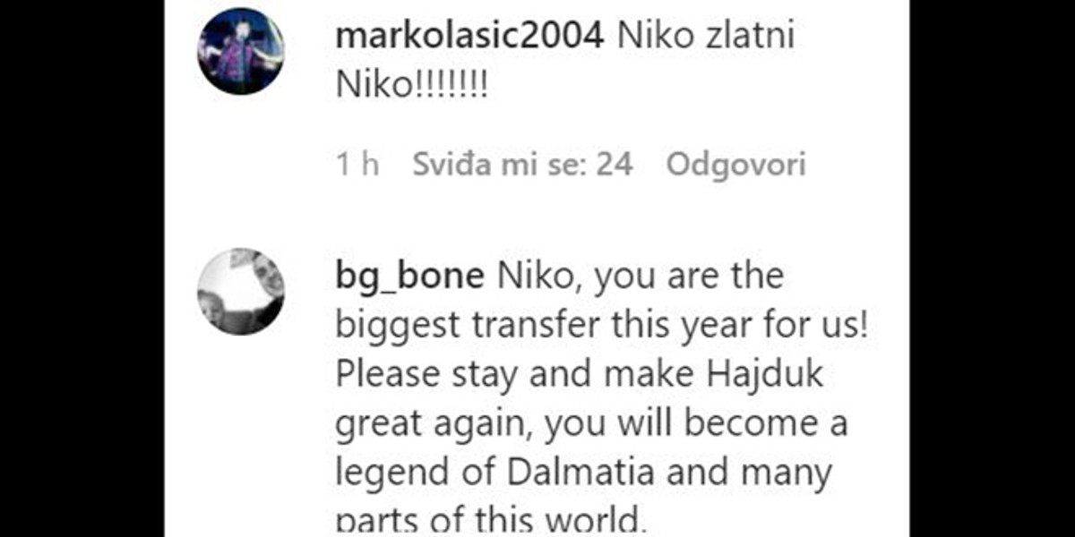 Nikoličius objavio sliku s Krovinovićem, navijači Hajduka ga zasuli pohvalama, a jedan komentar izazvao je salve smijeha!