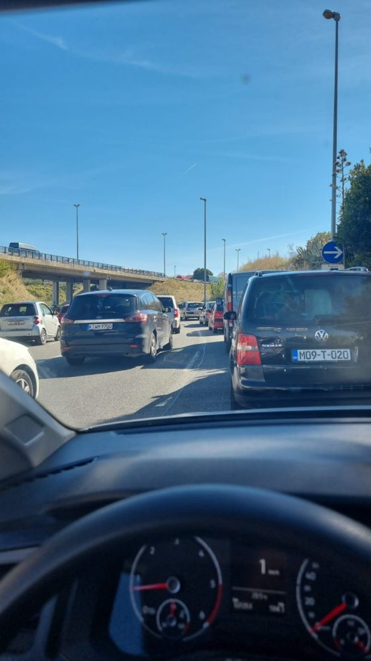 Prometna na izlazu iz Splita