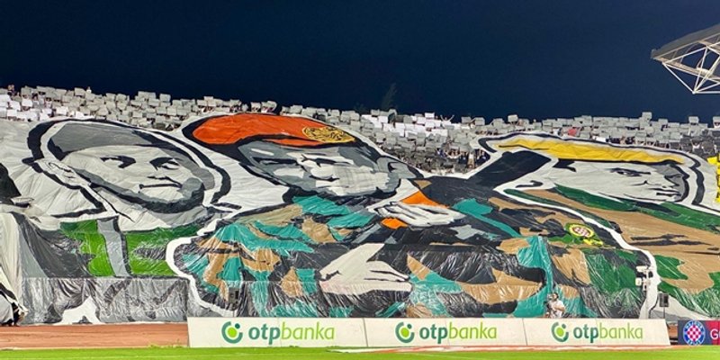 FOTO/VIDEO Pogledajte spektakularne koreografije Torcide posvećene Danu pobjede