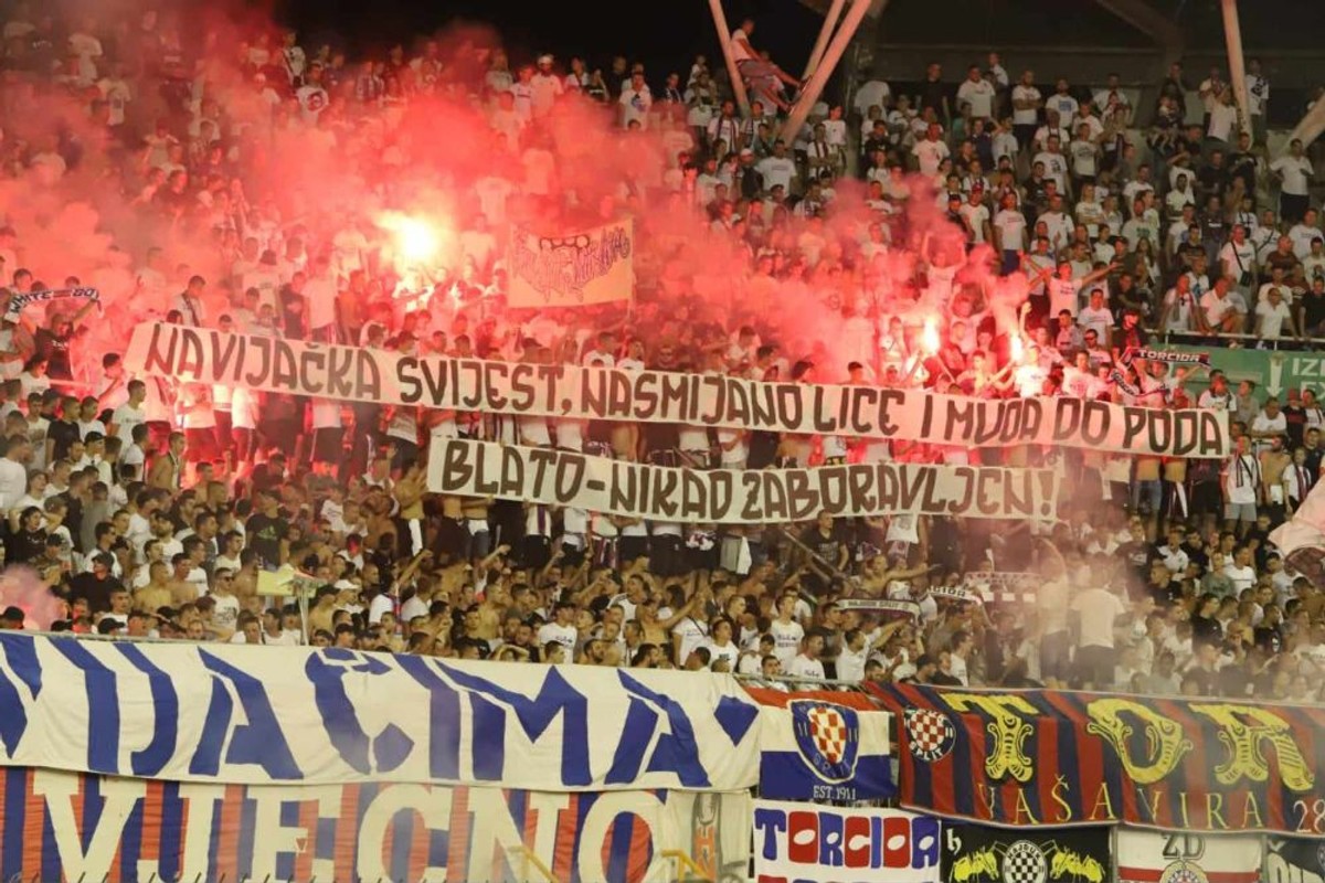 Mučna atmosfera na Poljudu od trenutka kada je Torcida podržala Bad Blue Boyse