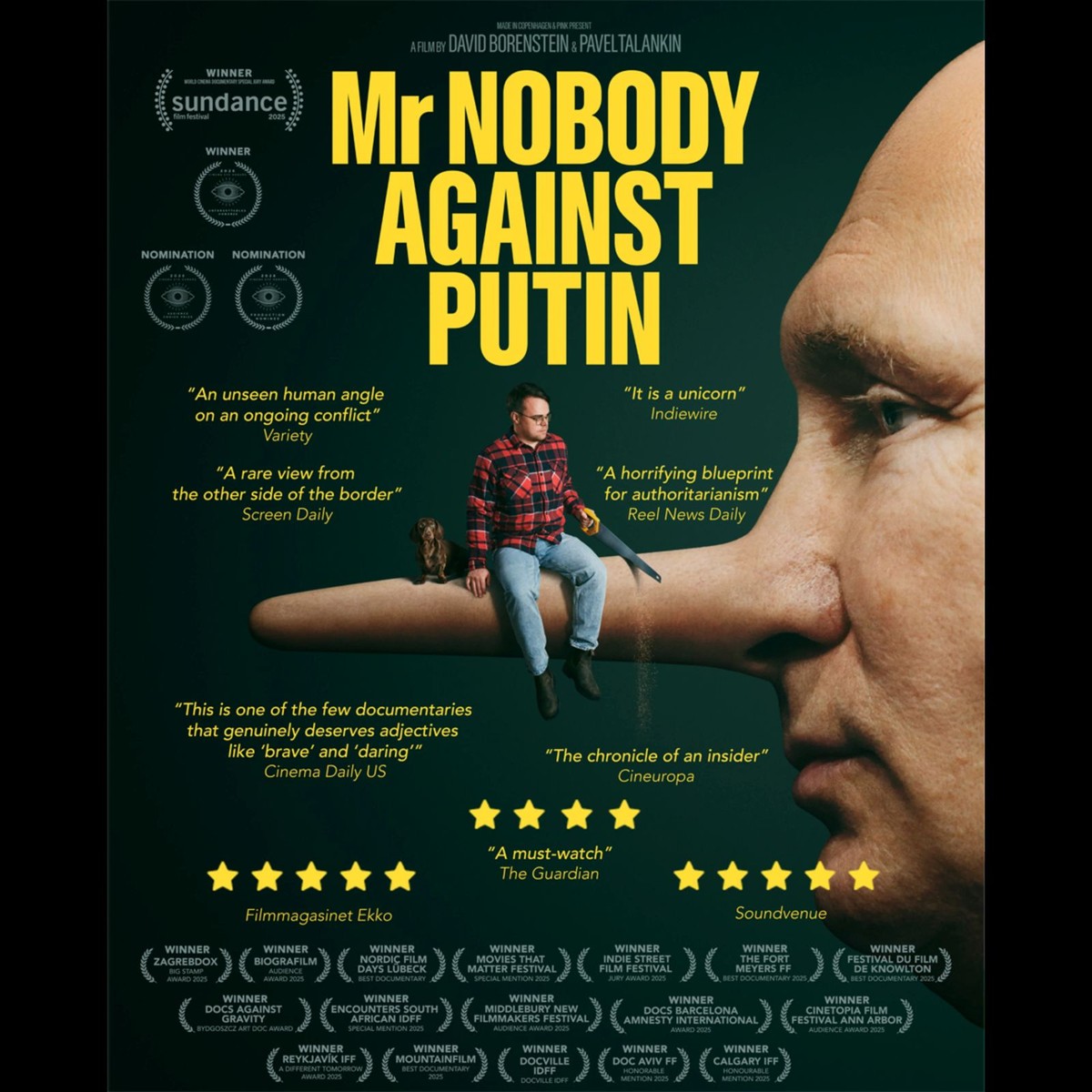 'Gospodin Nitko protiv Putina' u Zlatnim vratima: 'Djelo koje je potreslo filmski svijet'