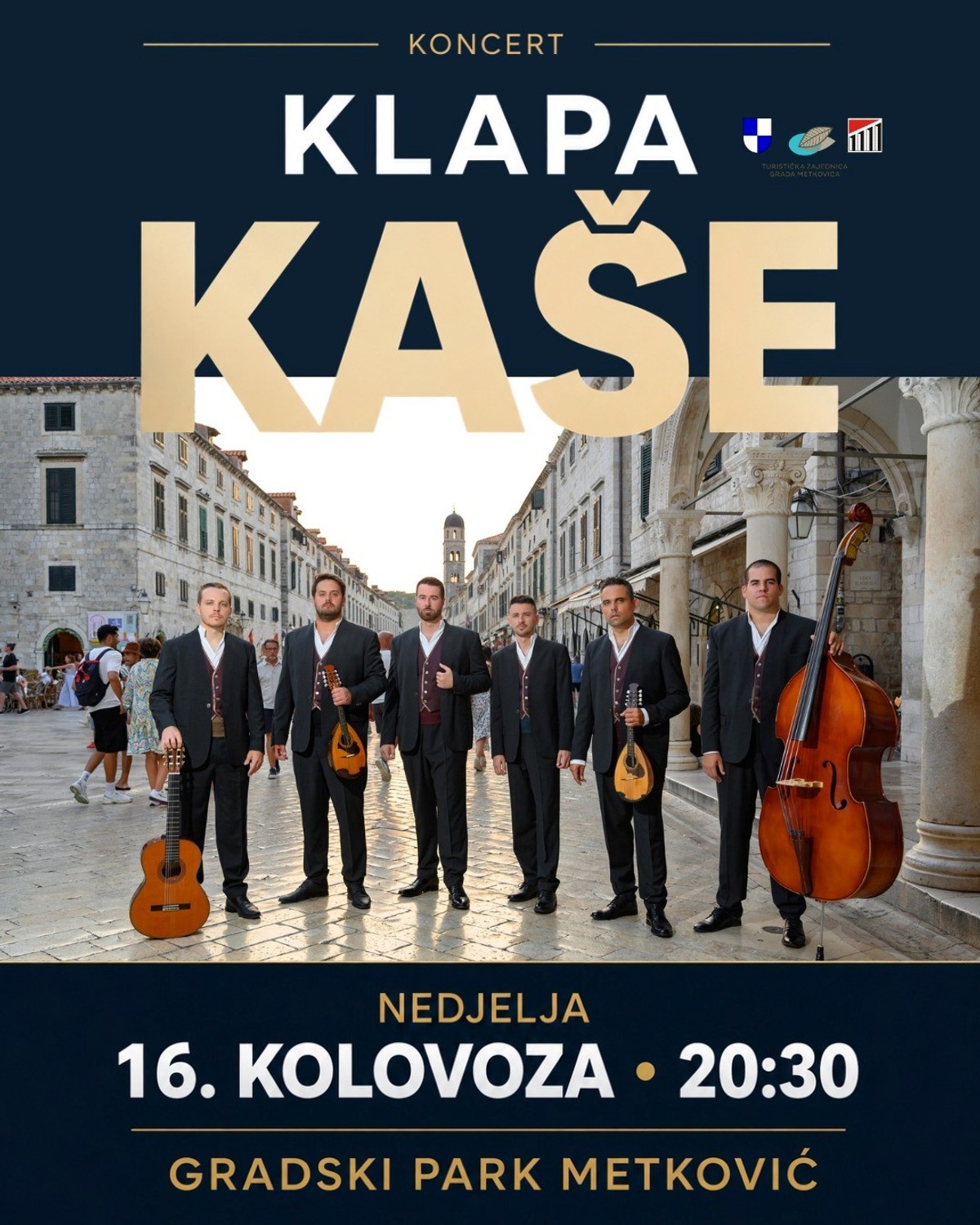 Klapa Kaše u nedjelju nastupa u Metkoviću