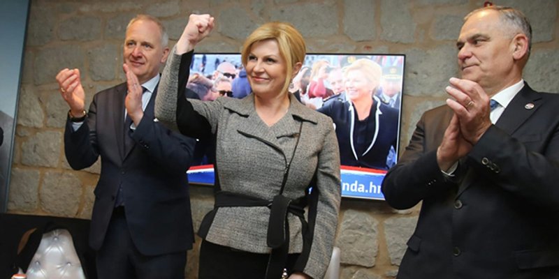 VIDEO Kolinda Grabar-Kitarović: Ovo je bila brutalno prljava kampanja, recimo 'ne' povratku na staro, recesiji, regionu, žilet žicama...