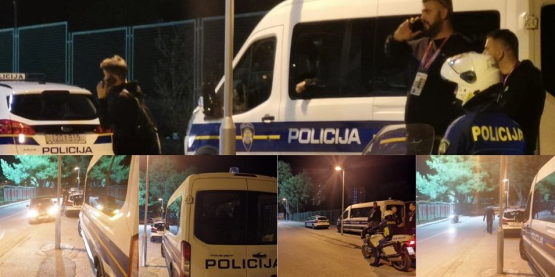 POLICIJA ČUVALA HAJDUKOVCE Trening kasnio sat i 20 minuta