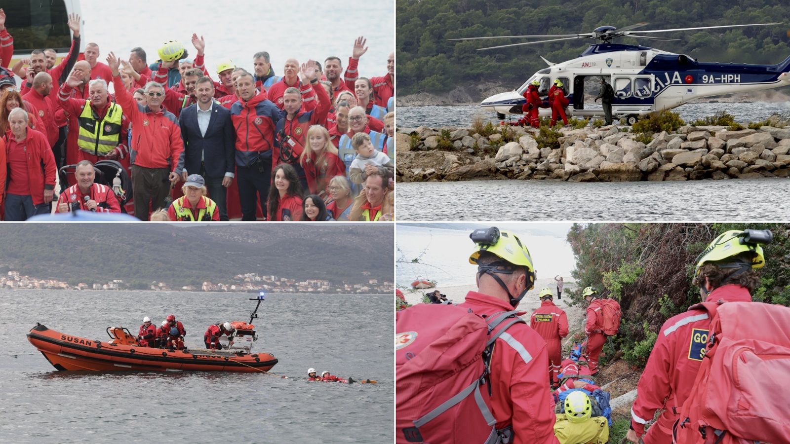 FOTO Pokaznom vježbom splitski HGSS proslavio 70 godina djelovanja
