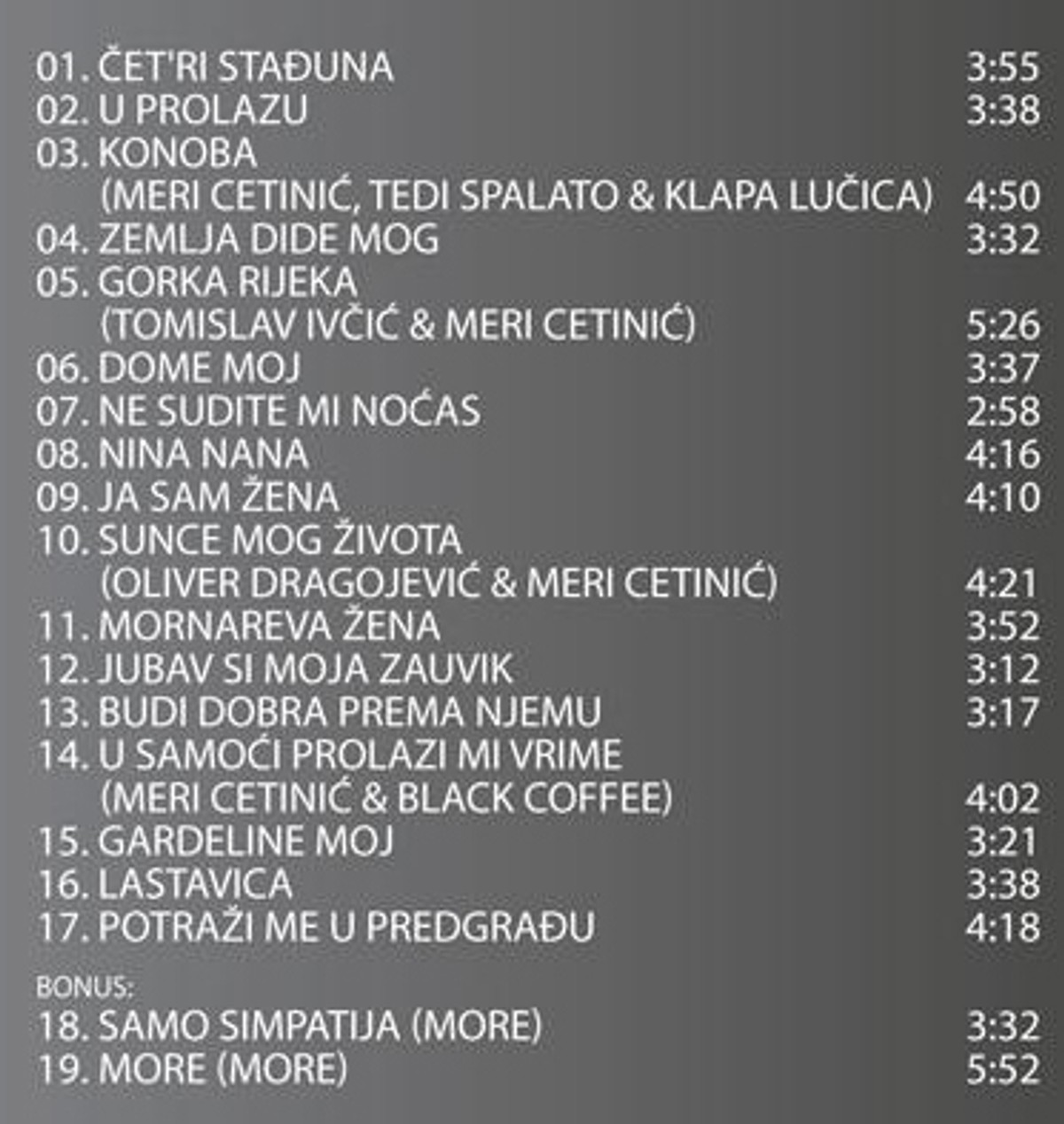 Meri Cetinić izdala album sa svojim najvećim hitovima