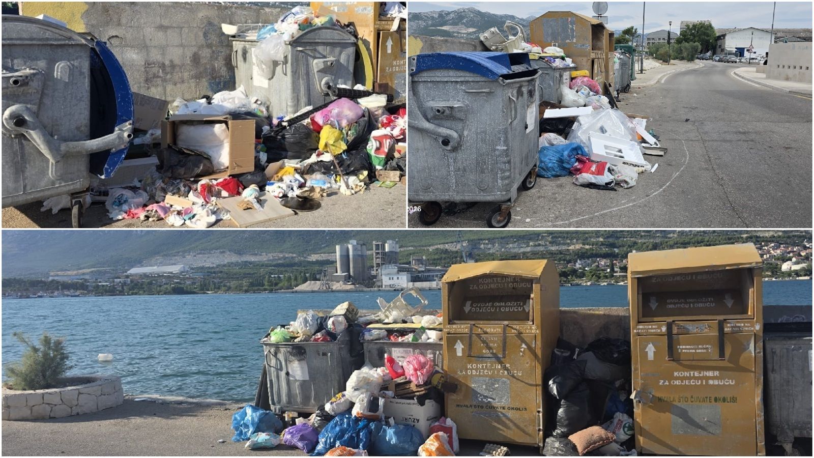 RUŽNE SLIKE IZ VRANJICA Smeće se gomila uz more, mještani sumnjaju da ga drugi dovoze noću