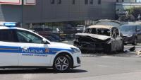 FOTO: U Makarskoj izgorio automobil