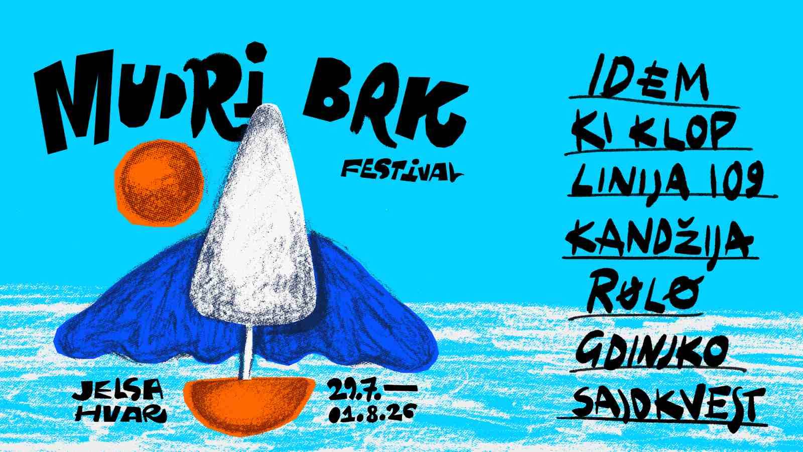 Jelsa postaje centar Mediterana: Mudri Brk festival donosi pet dana glazbe, filma, umjetnosti i otočkog đira