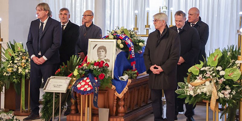FOTOGALERIJA: Posljednji ispraćaj Marija Boljata, jednog od najtrofejnijih igrača u povijesti Hajduka