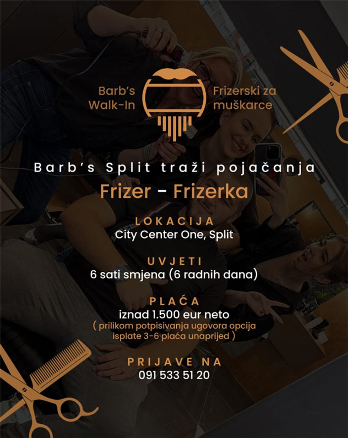 Tražite posao? Splitski brend zaposlenicima nudi šest plaća unaprijed!