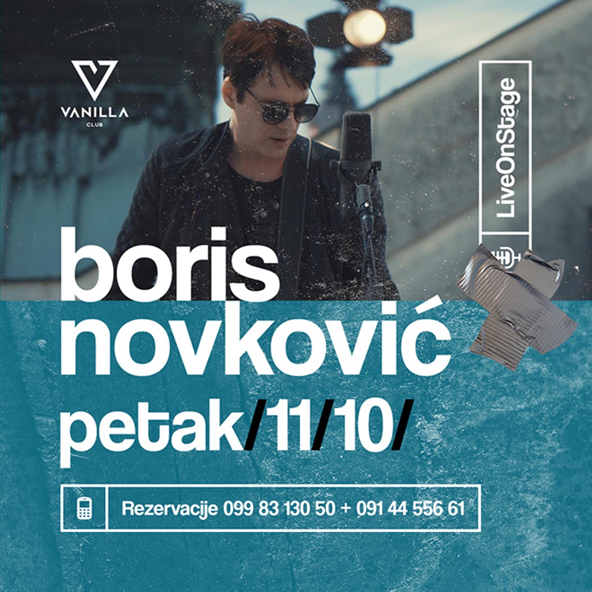 Vanilla klub poklanja vam koncert Borisa Novkovića