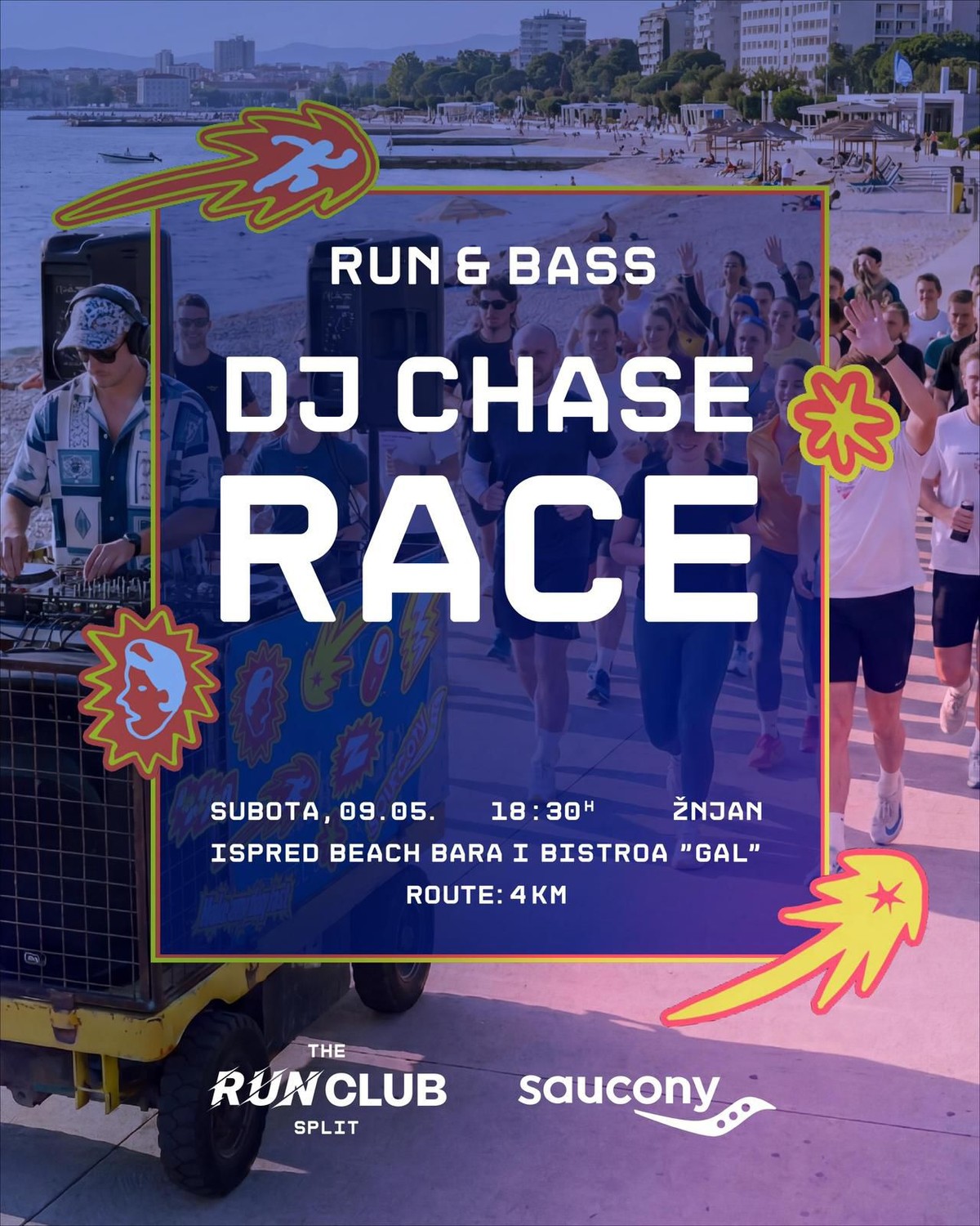 DJ Chase Race stiže na Žnjan: Trčiš za DJ-em ili ostaješ kod kuće?