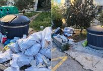 FOTO UBOD Na Pujankama kraj kontejnera ostavljene vreće smeća