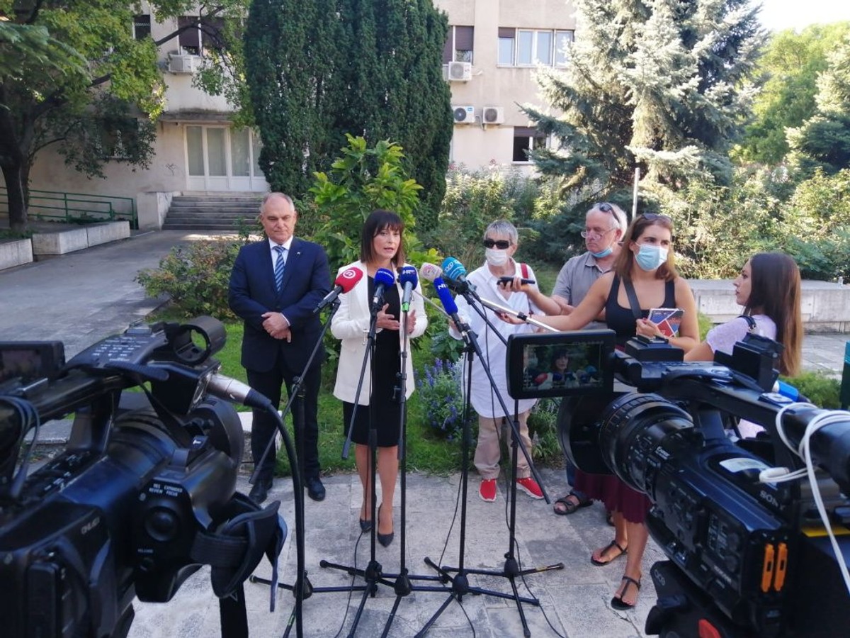 Ministrica Tamišak u Splitu | foto: Veljko Martinović