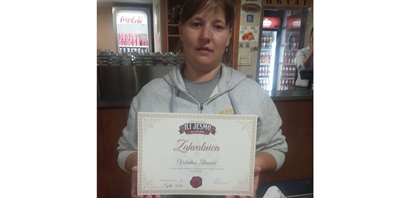 Poruka čitatelja: Prva Bračanka koja je uplatila 1911 kuna je Valentina Zelanović iz Sumartina