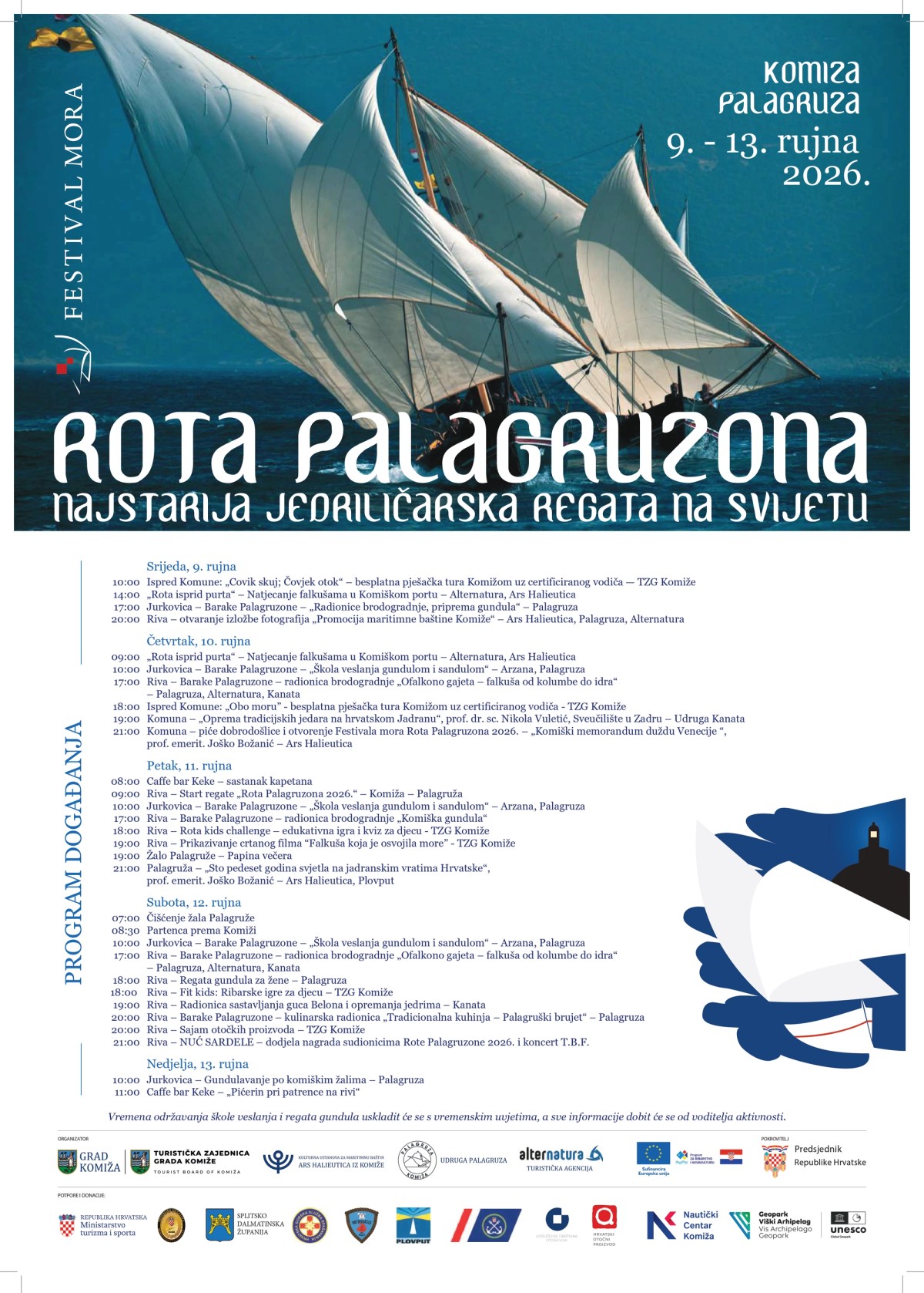 Najavljena Rota Palagruzona 2026.