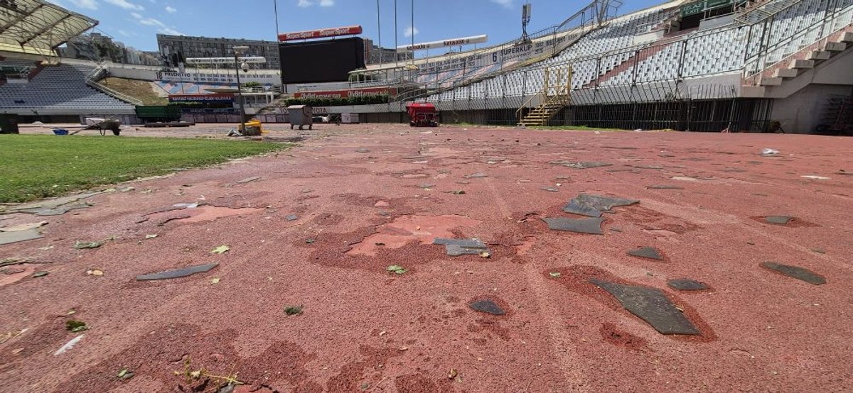 Šteta na Poljudu | foto: Ivica Čavka