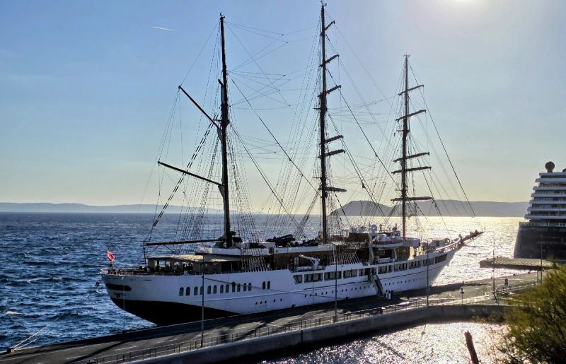 FOTO Splićanima pogled plijenio Sea Cloud II