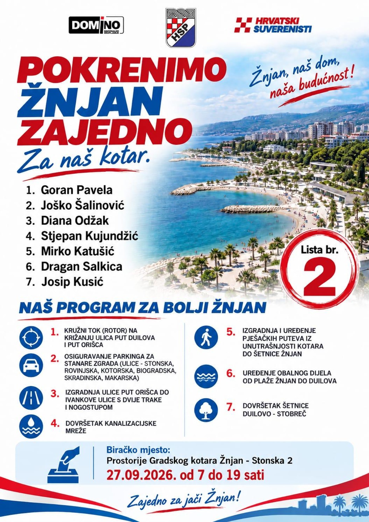Vukovarska koalicija predstavila liste za Žnjan, Visoku i Kaštel Sućurac, među nositeljima 20-godišnjak