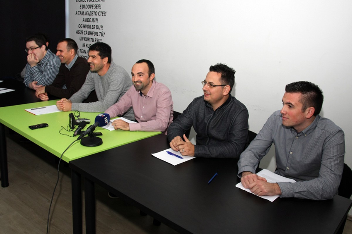 Konferencija za novinare udruge Naš Hajduk