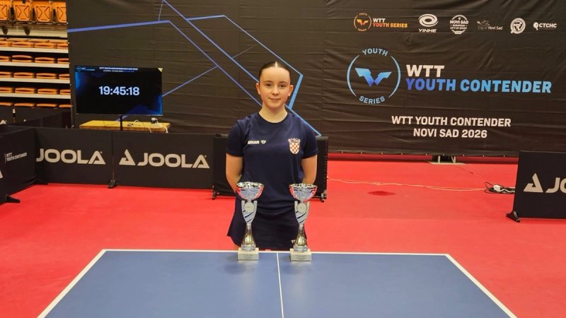 STOLNI TENIS U ponedjeljak je prvi put zaigrala za Hrvatsku, danas slavi drugu titulu