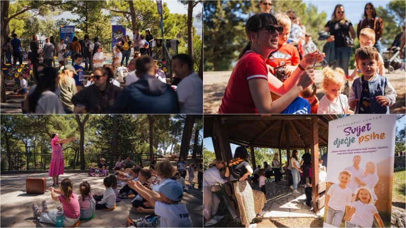 FOTOGALERIJA Dan bez ekrana privukao mnoštvo djece i roditelja na Marjan