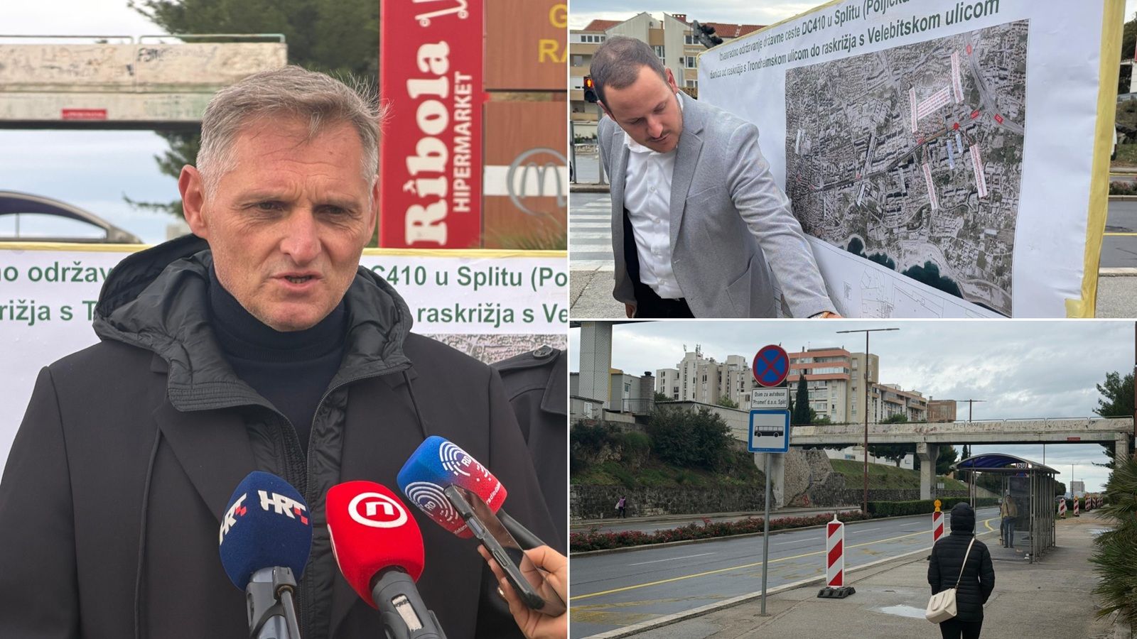 Početak rekonstrukcije Poljičke ceste: U funkciju će nathodnik koji spaja Visoku i Mertojak, u skoroj budućnosti novi pothodnici