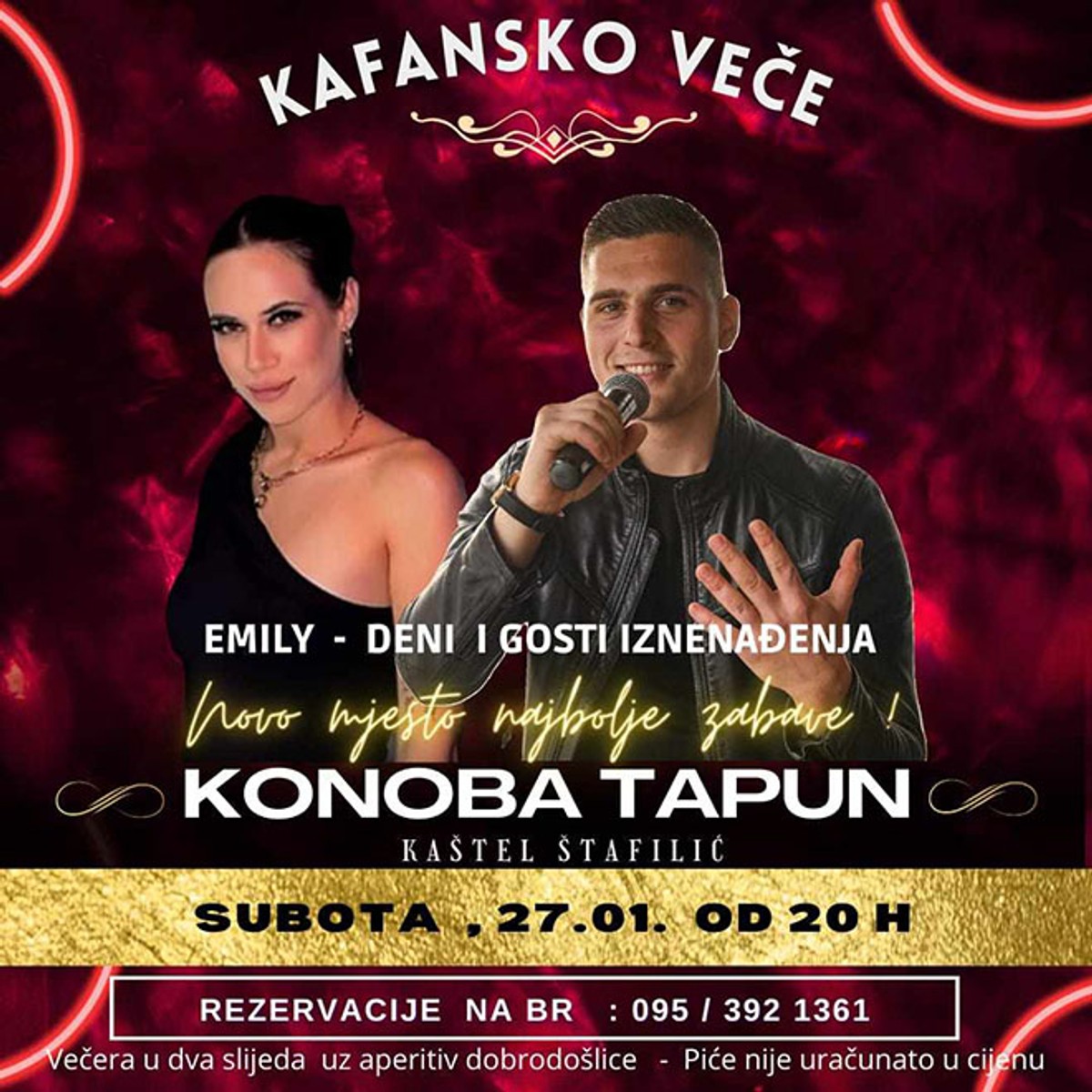 KONOBA TAPUN Jeste li spremni za vikend zabavu?