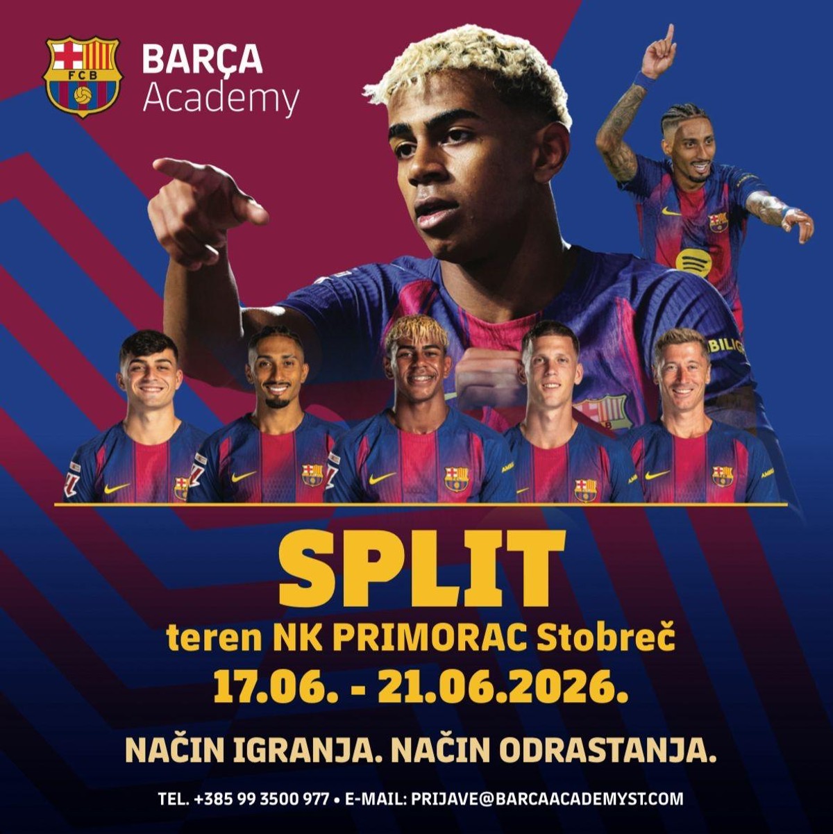 Kamp 'Barca Academy' ponovno stiže u Split