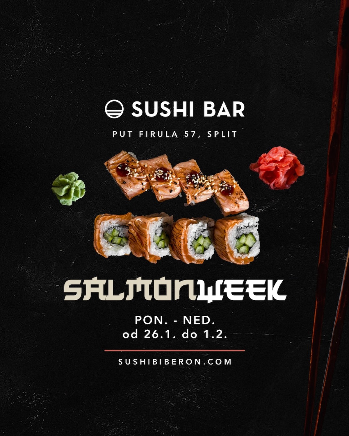 SALMON WEEK: Novi tematski meni u Sushi Baru by Biberon